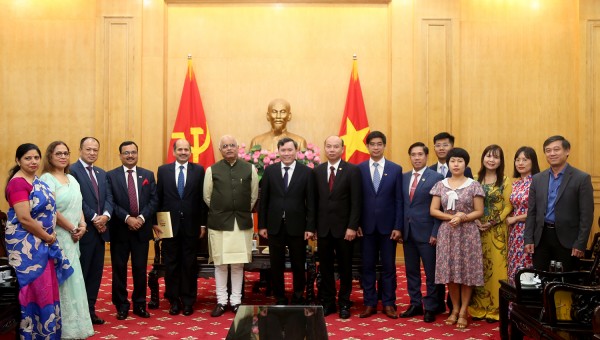 Chủ tịch Hội đồng Quan hệ Văn hóa Ấn Độ thăm và làm việc tại Học viện